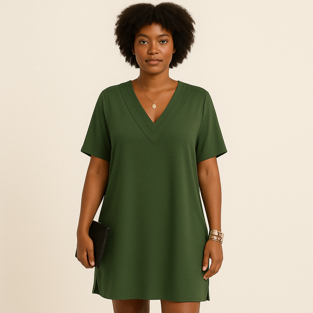 Émilie robe élégante à coupe flatteuse