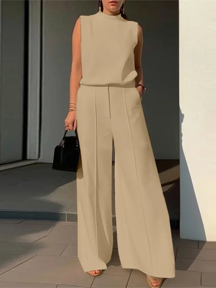 Élégant Chic femmes 2 pièces ensembles