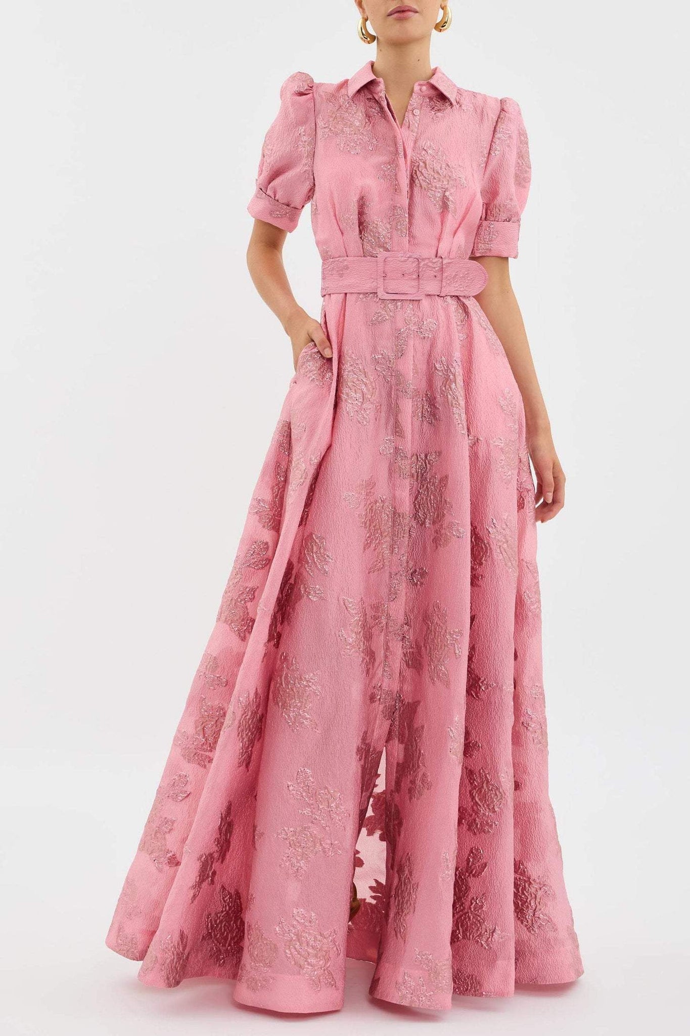 Anabella - Robe courte à manches bouffantes